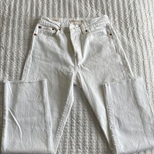 Levi's White Straight Leg Women's Jeans